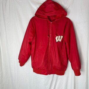 AS-IS DAMAGED Steve & Barry's Wisconsin Badgers Jacket Size Small S
